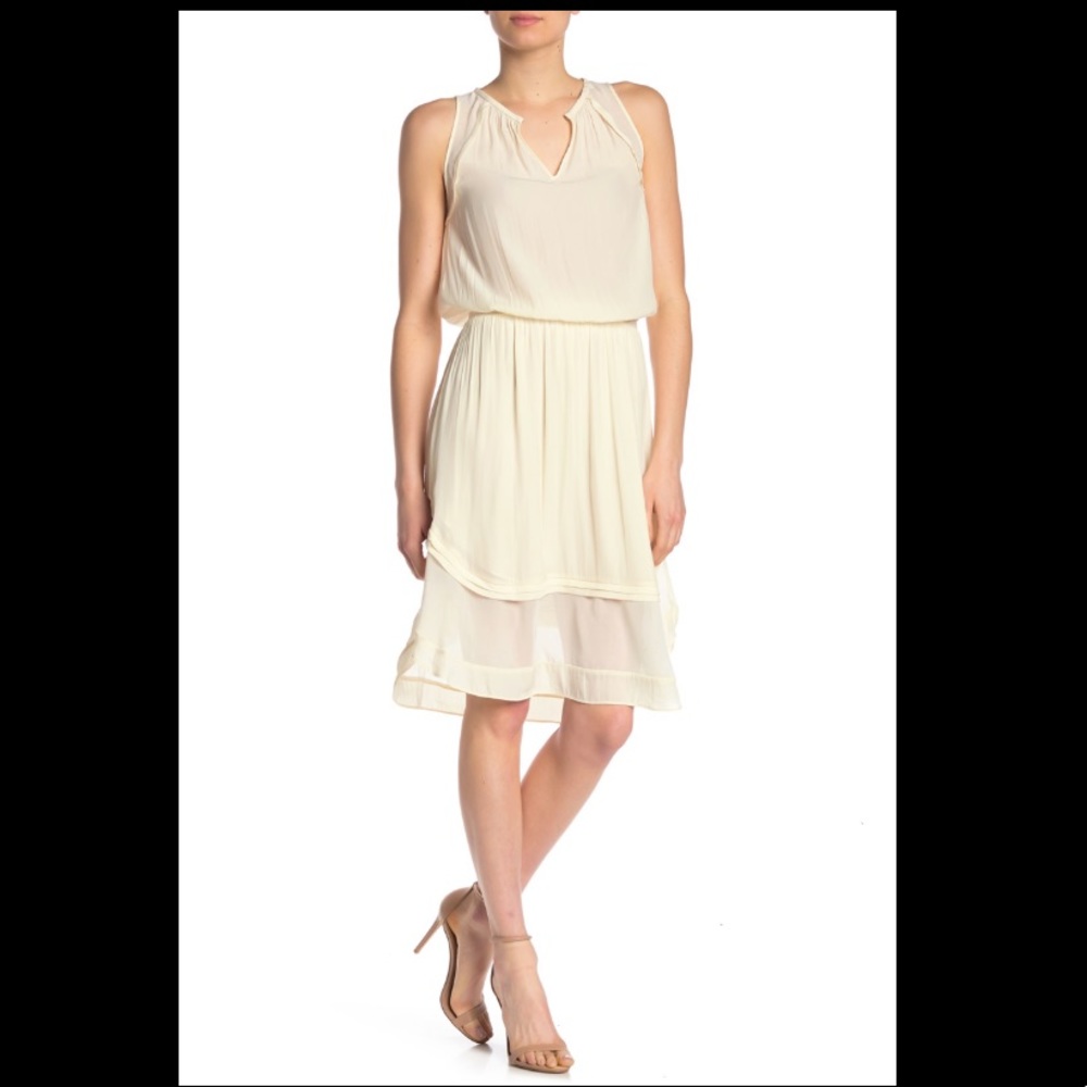 Ramy Brook | Quin High- Neck Dress In Cream L